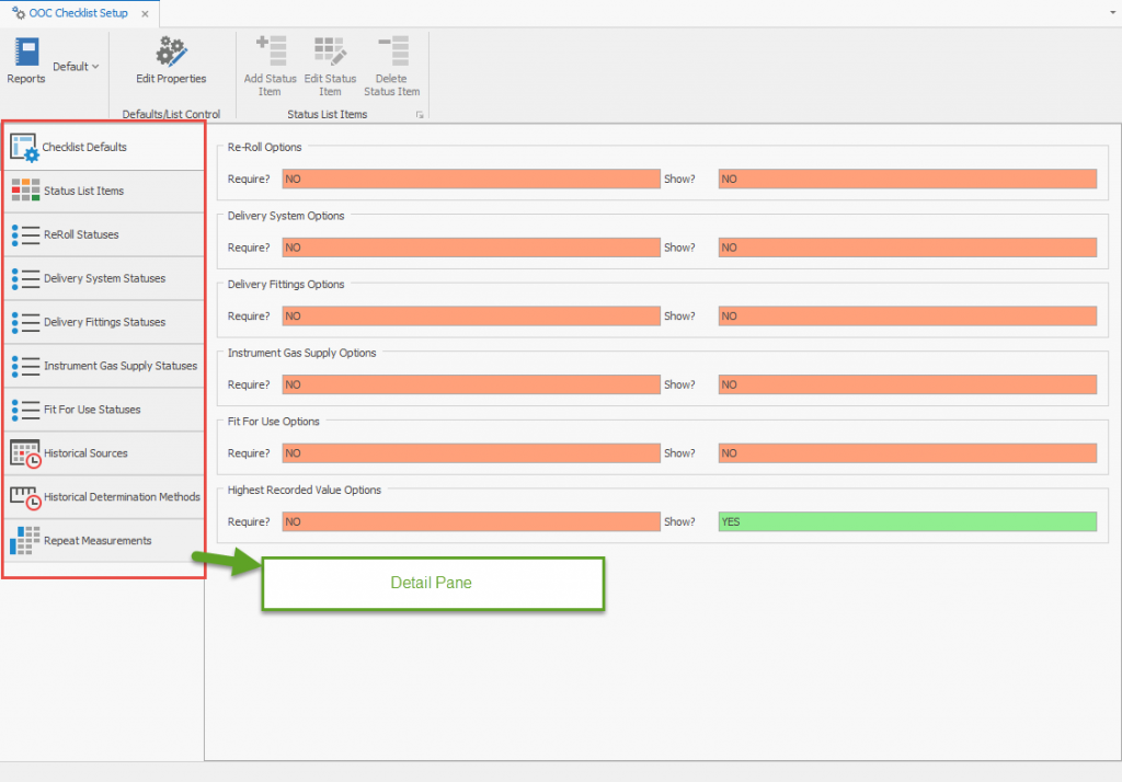 OOC Checklist Editor Setup