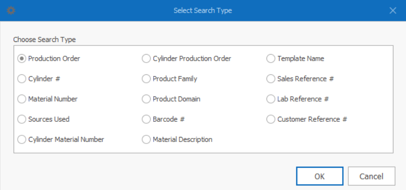 Lab Assignments Search Types