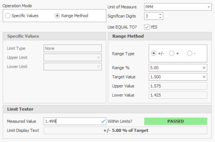 Typical Limit Set Editor